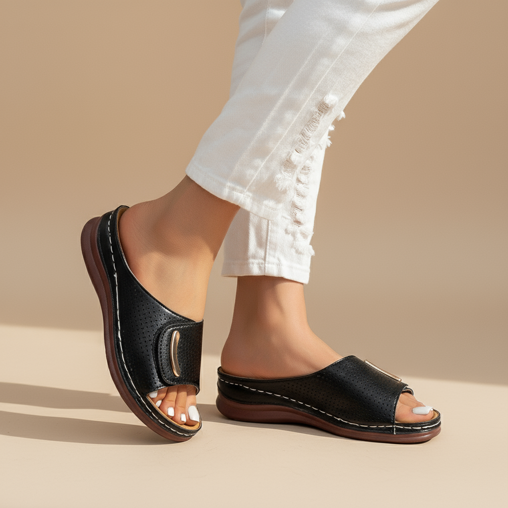 Belvenza | Sandali Urban Classici Neri