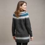 Belvenza | Maglione Lungo in Cashmere Grigio