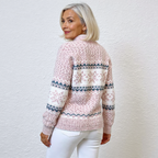 Belvenza | Maglione Elegante in Lana Grigia