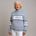 Belvenza | Maglione Elegante in Lana Grigia