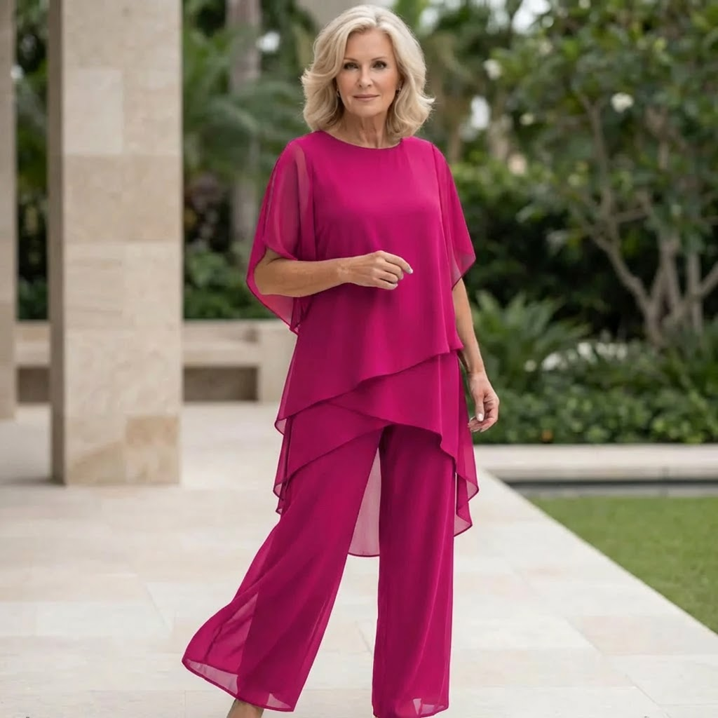 Belvenza | Set Palazzo a Due Pezzi Drappeggiato