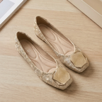 Belvenza | Ballerine in Rete Eleganti Color Nudo