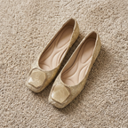 Belvenza | Ballerine in Rete Eleganti Color Nudo