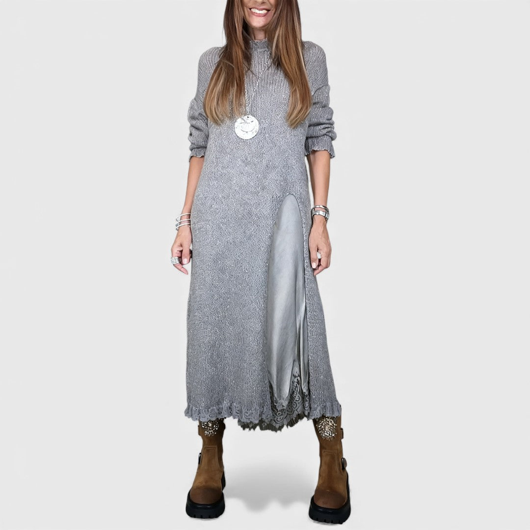 Belvenza | Set Elegante di Maglione e Vestito a Strati
