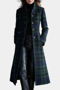 Belvenza | Cappotto a Quadri Elegante in Tessuto Premium