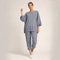 Belvenza | Set Comodo in Cotone Grigio
