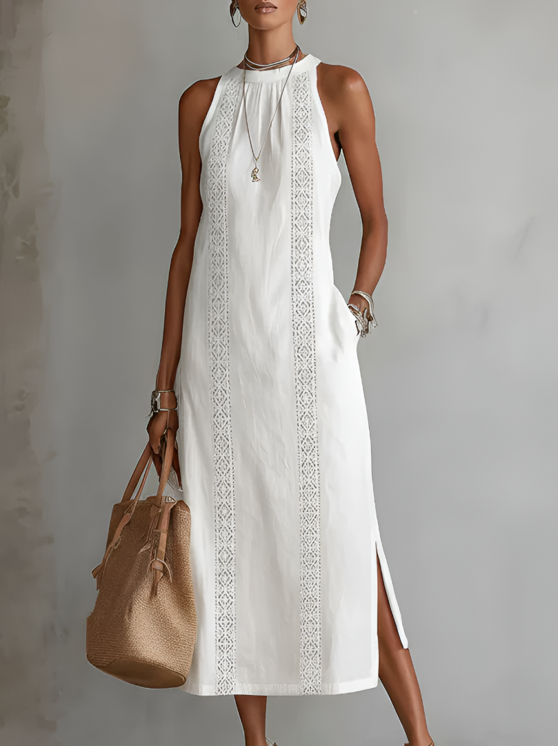 Belvenza | Abito Midi in Tessuto Leggero