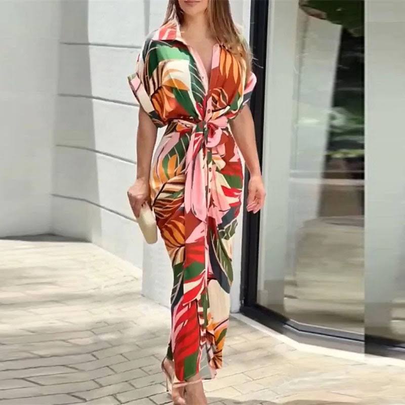 Belvenza | Abito Elegante con Rouches
