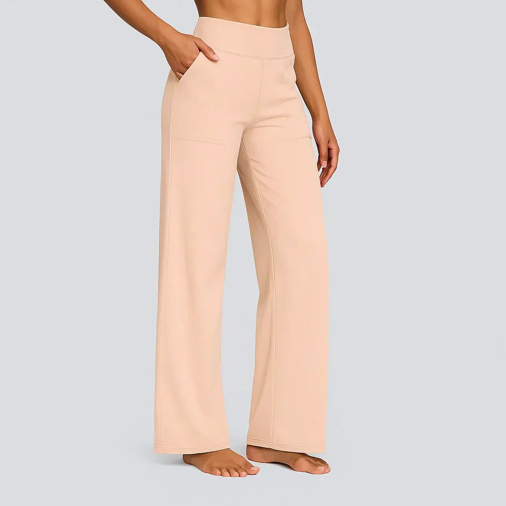 Belvenza | Pantaloni Eleganti in Jersey Nero
