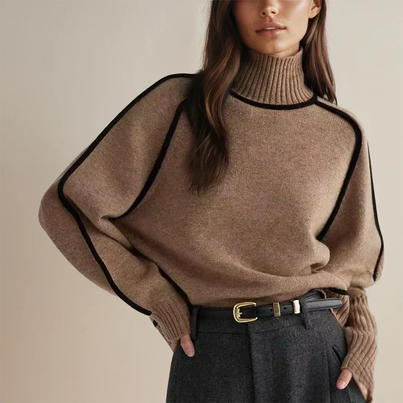 Belvenza | Maglione Elegante in Cashmere Grigio