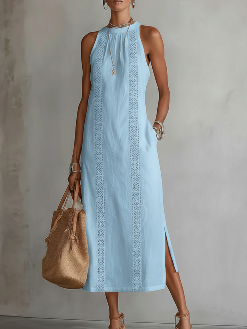 Belvenza | Abito Midi in Tessuto Leggero
