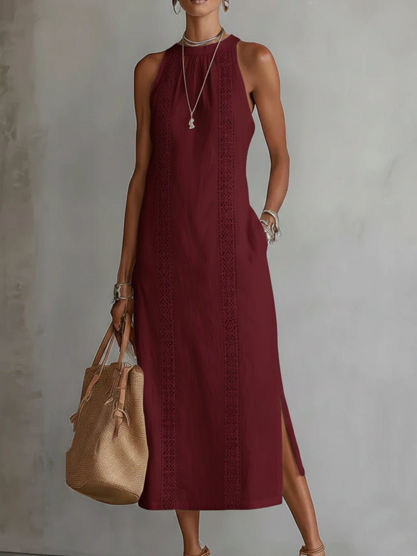Belvenza | Abito Midi in Tessuto Leggero