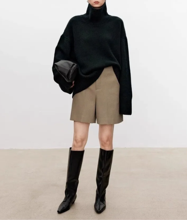 Belvenza | Pull Elegante con Collo Alto
