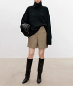 Belvenza | Pull Elegante con Collo Alto