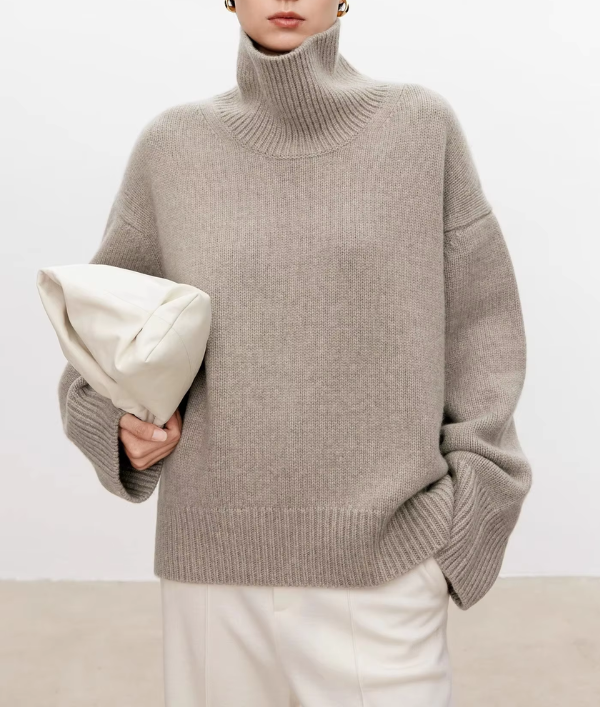 Belvenza | Pull Elegante con Collo Alto