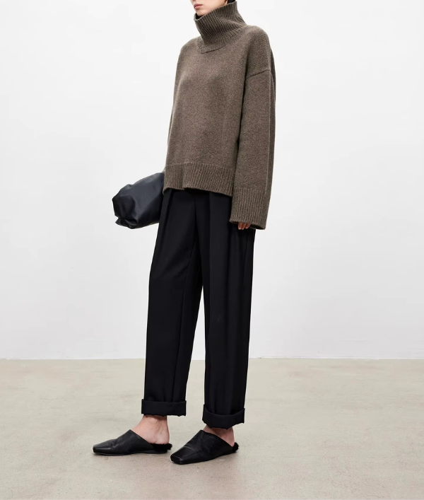Belvenza | Pull Elegante con Collo Alto