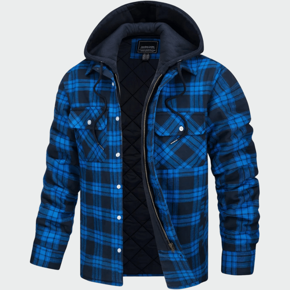 Belvenza | Giacca Elegante in Tessuto Blu