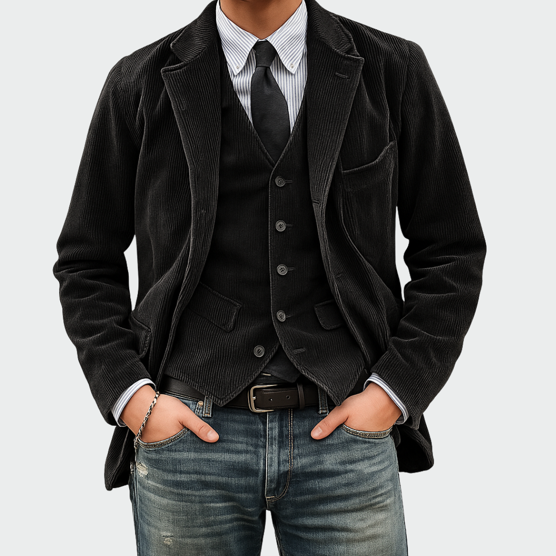 Belvenza | Giacca Elegante con Gilet Coordinato