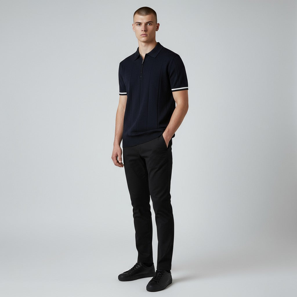 Belvenza | Polo Shirt Elegante in Cotone Bianco