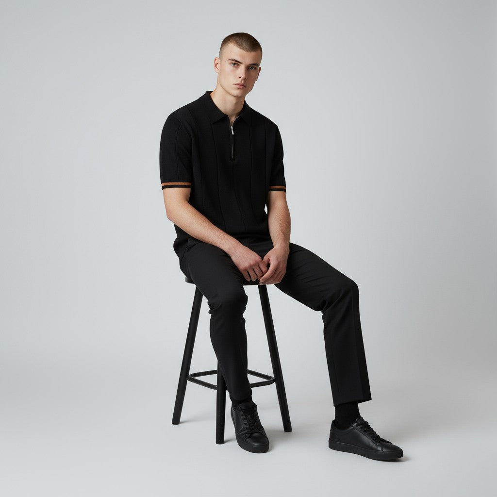 Belvenza | Polo Shirt Elegante in Cotone Bianco